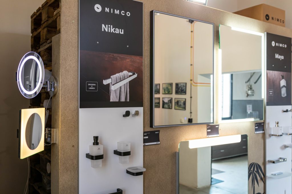 Mybath výstava ISHsk 2021 NIMCO kúpeľňové doplnky a LEd zrkadlá do kúpeľne