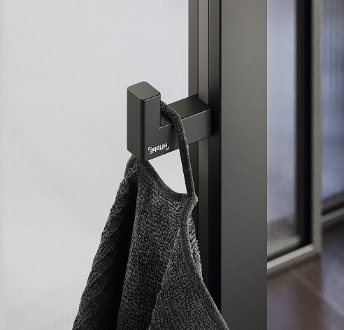 Hüppe Select+ Frame Hook - háčik na uterák black