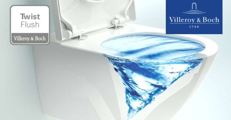 Villeroy & Boch - TwistFlush - WC misa s vírivým splachovaním