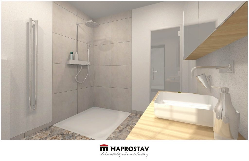 Vizualizácia kúpeľne 11 MAPROSTAV Trenčín VB Warehouse 2 - Michal