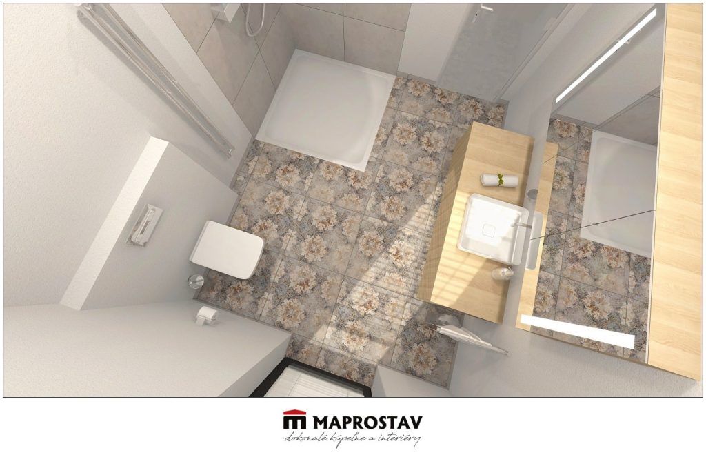 Vizualizácia kúpeľne 11 MAPROSTAV Trenčín VB Warehouse 4 - Michal