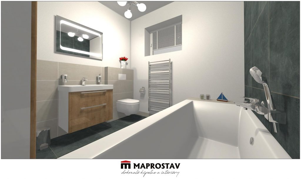 Vizualizácia kúpeľne 12 MAPROSTAV Trenčín VB šedá biela 2 - Michal