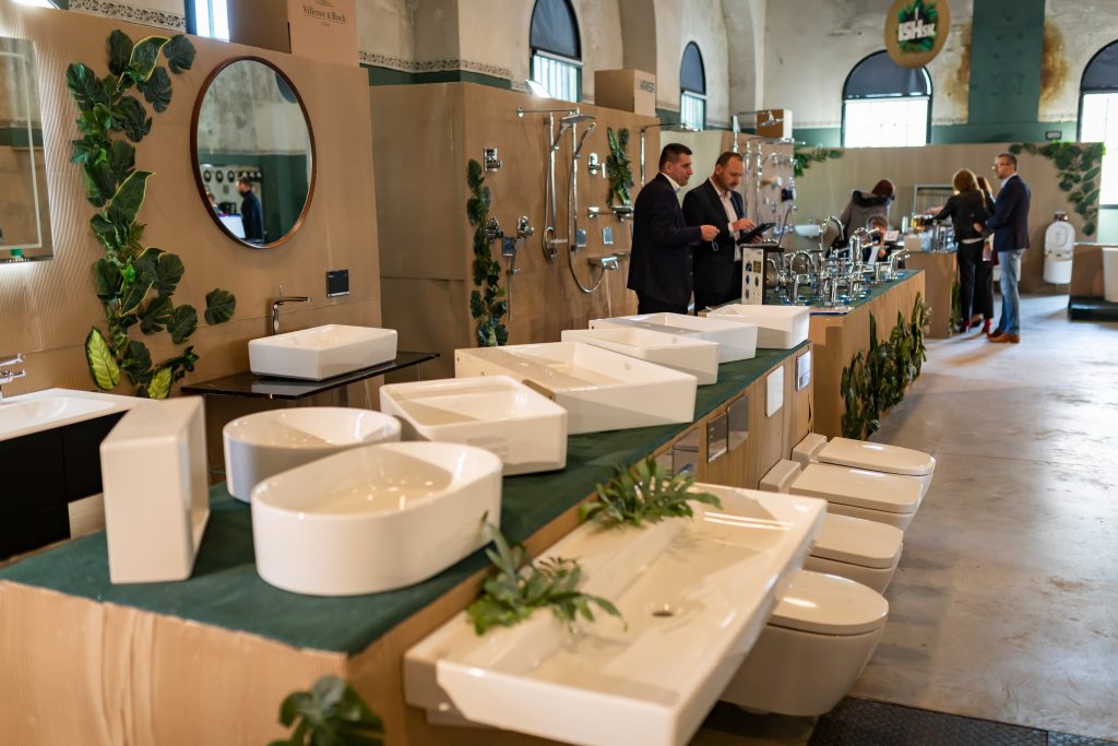 Výstava kúpeľní ISHsk MyBath 2019 nová keramika Villeroy & Boch