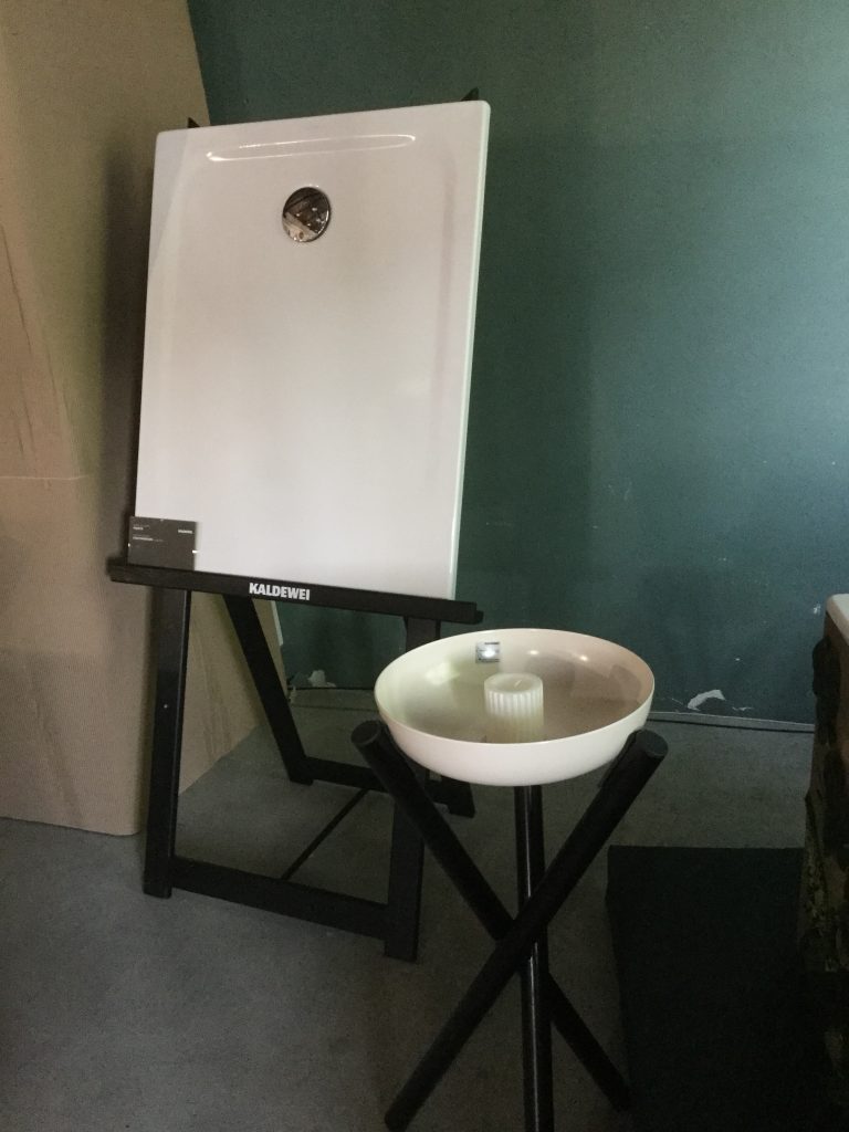 Výstava kúpeľní ISHsk MyBath 2019 sprchová vanička a umývadlo KALDEWEI